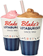 Strawberry Shake and Chocolate Malt