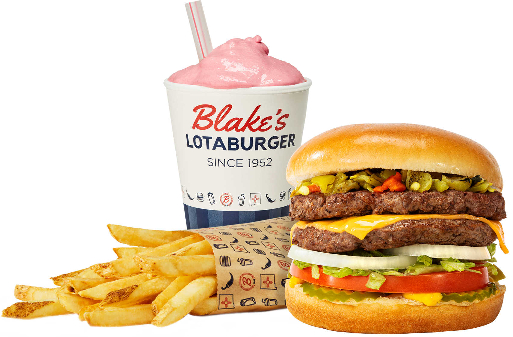 Blake's Lotaburger - The Original Green Chile Cheese Burger