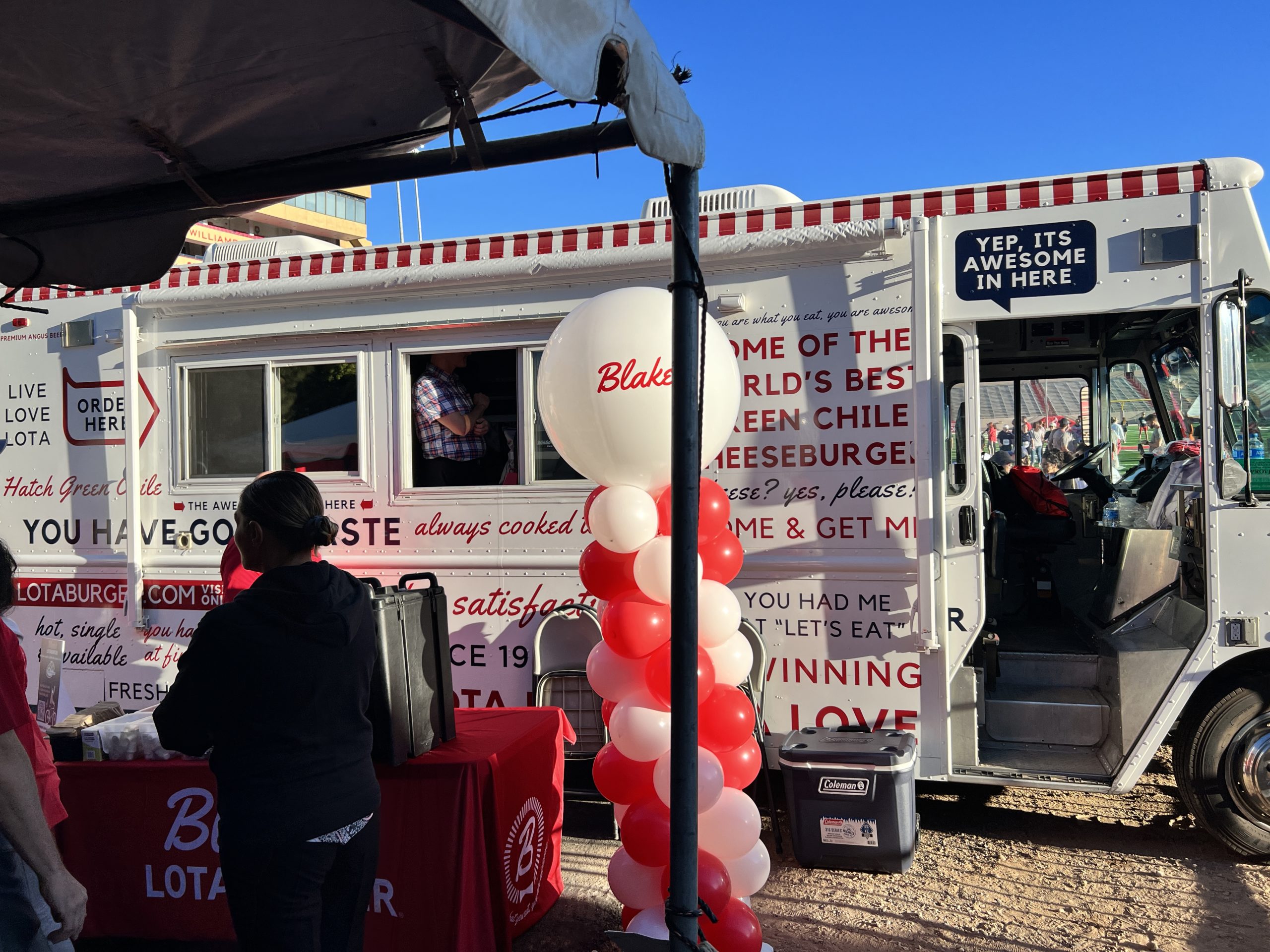 Blake's Lotaburger catering truck
