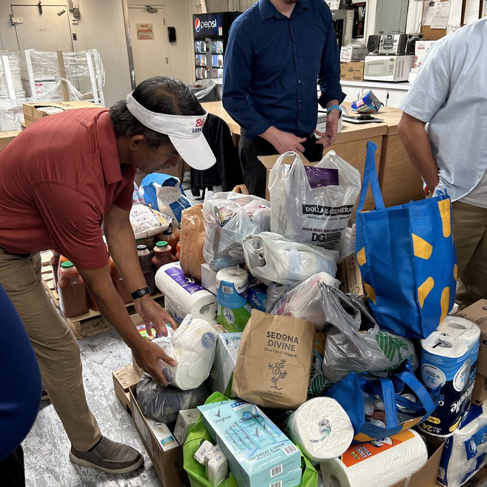 Team Blake's helping organize food donations