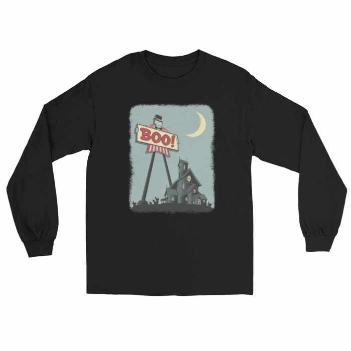 BOO! - Halloween Adult Long Sleeve