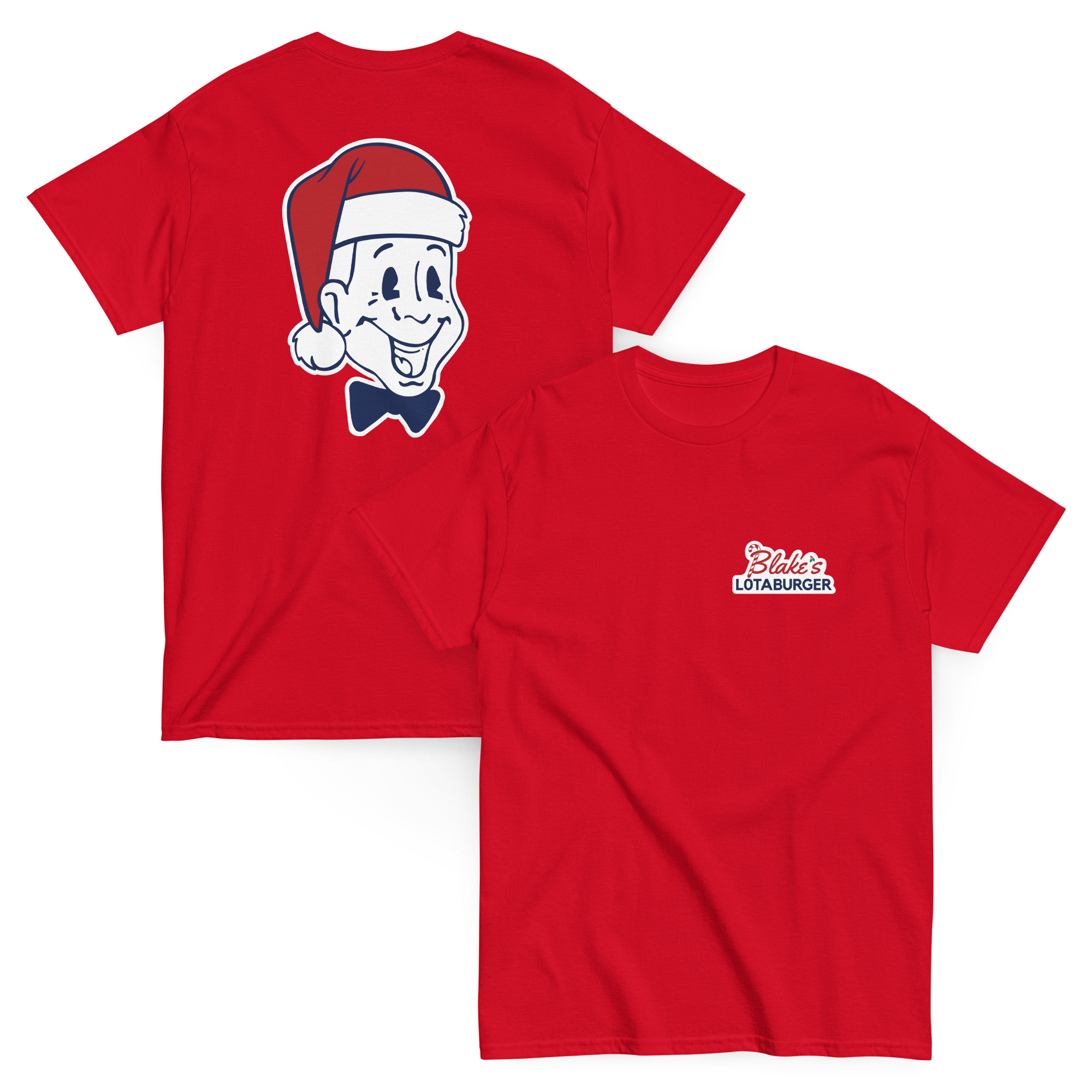 Santa Blake Back Print T-Shirt - Image 8