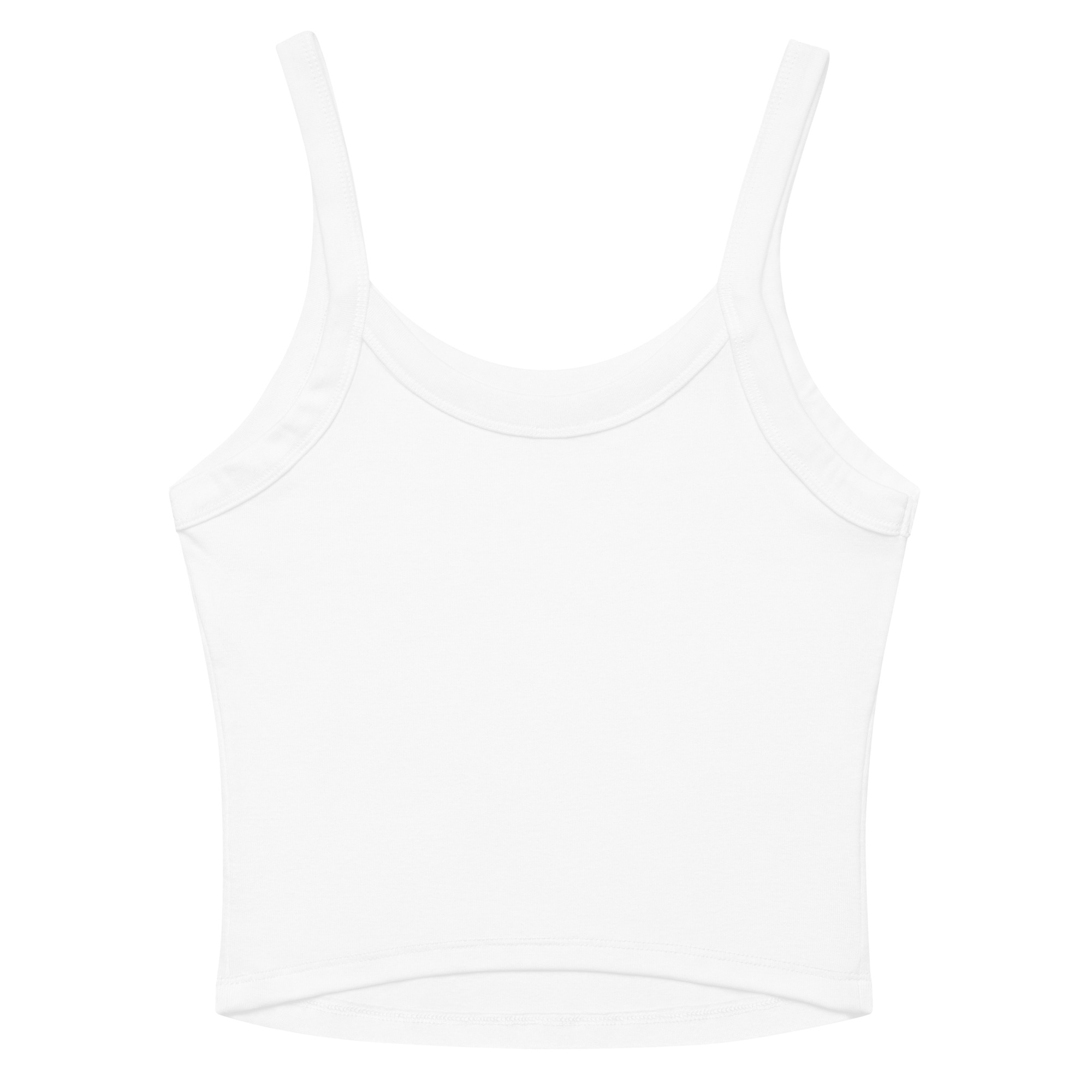 Blue Wavy Retro Ribbed Tank - Image 2