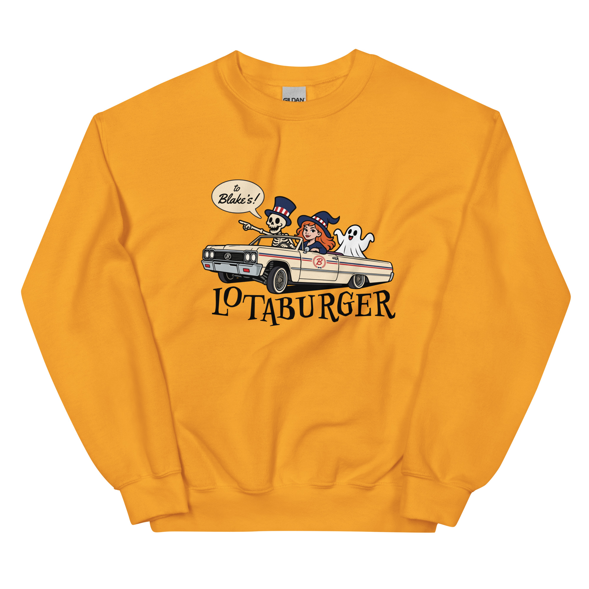 Lightweight Halloween Lowrider Crewneck Sweatshirt - Image 5