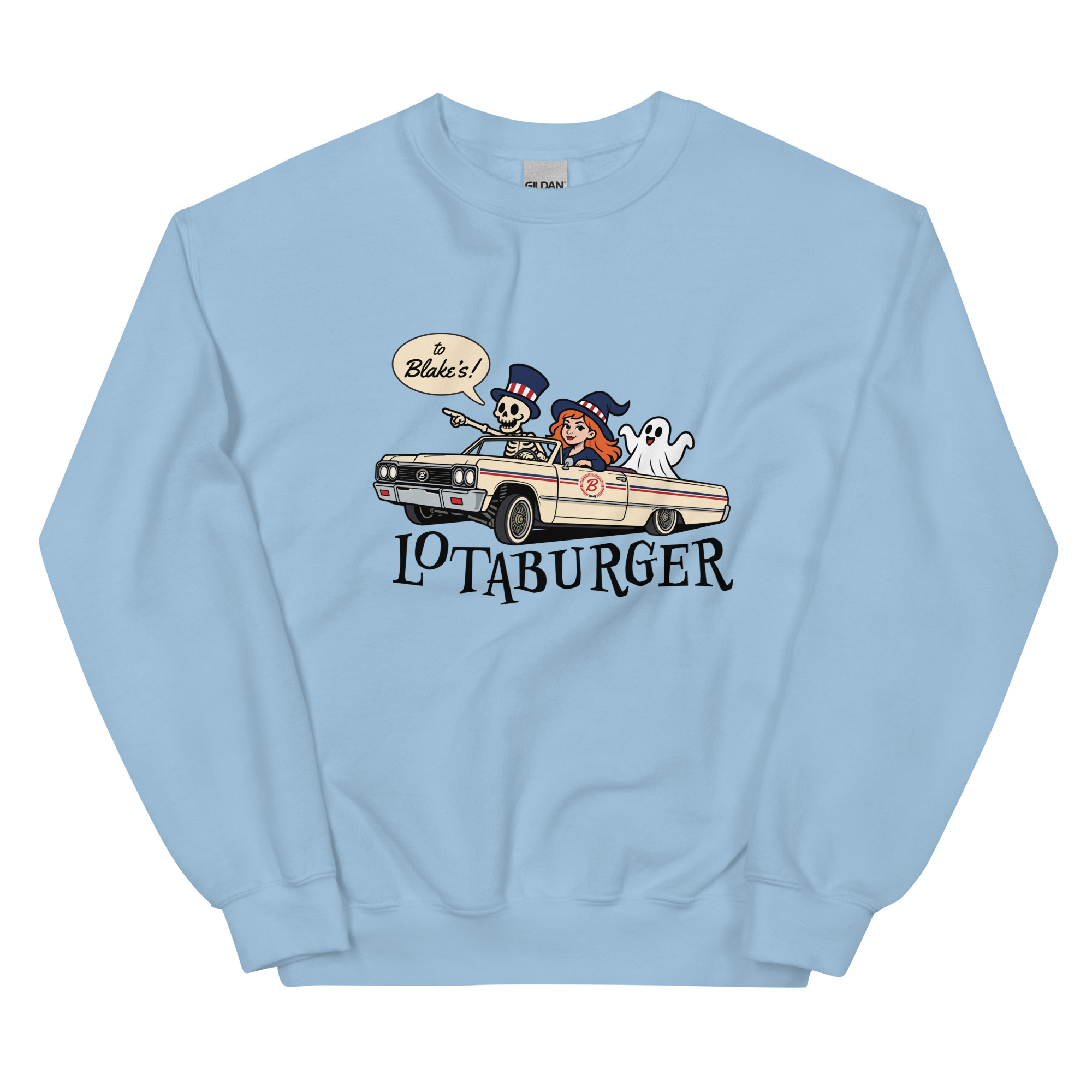 Lightweight Halloween Lowrider Crewneck Sweatshirt - Image 6