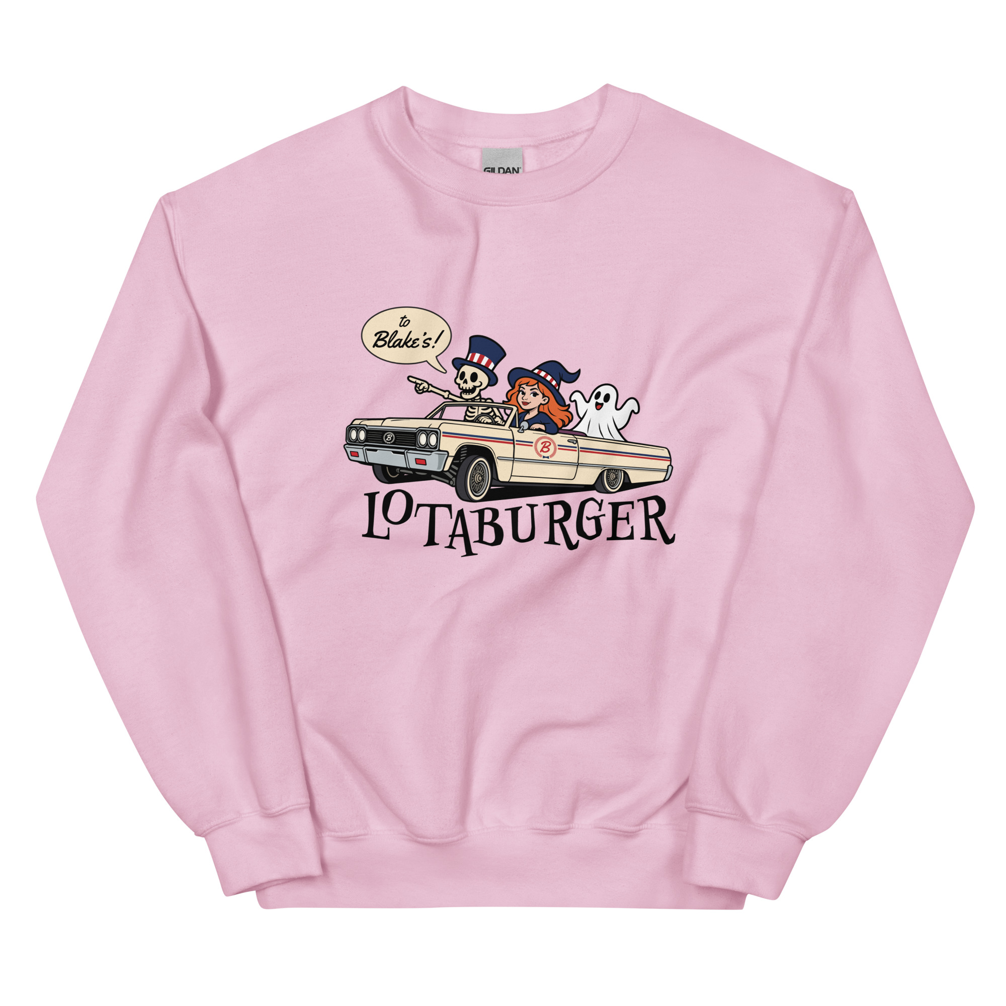 Lightweight Halloween Lowrider Crewneck Sweatshirt - Image 8