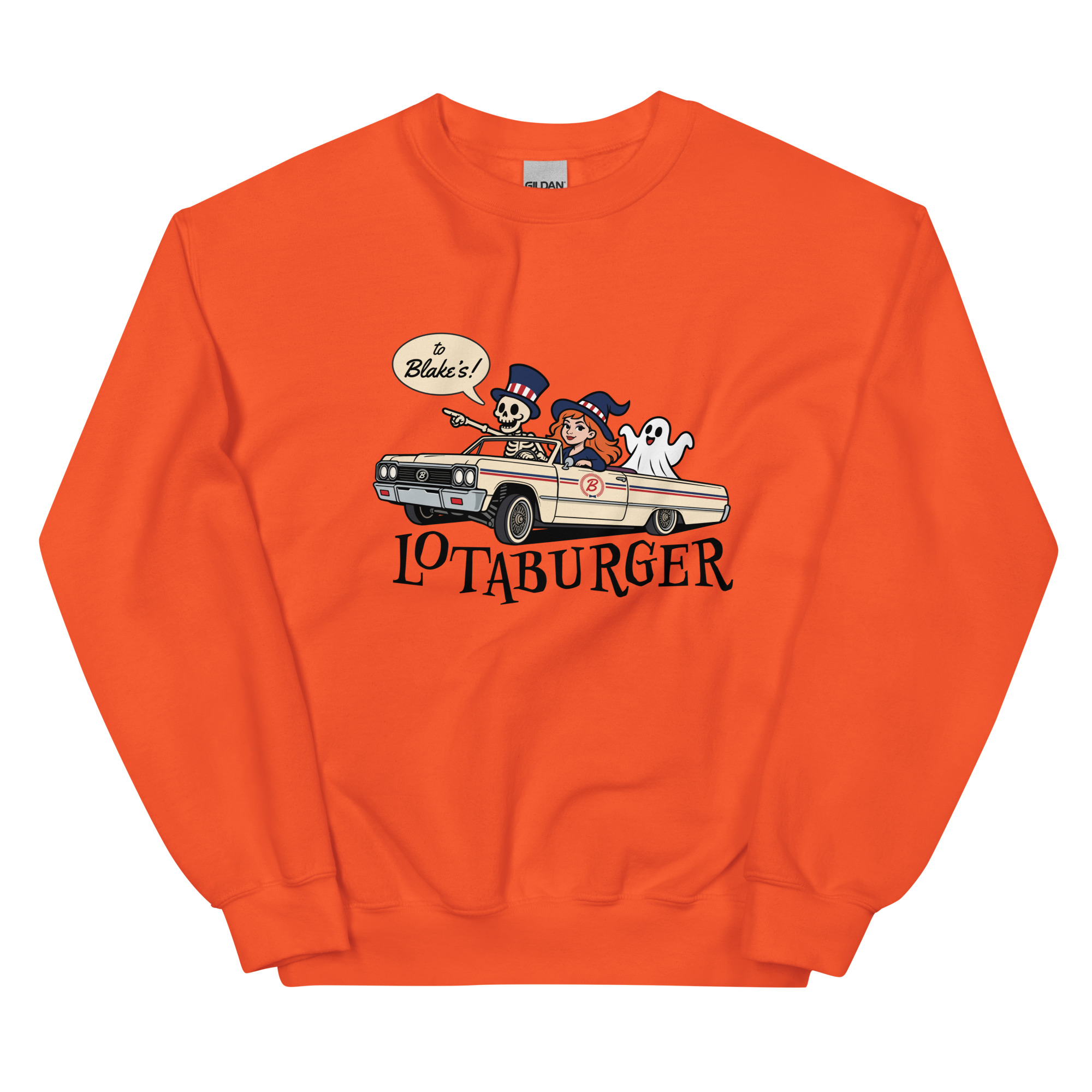 Lightweight Halloween Lowrider Crewneck Sweatshirt - Image 9