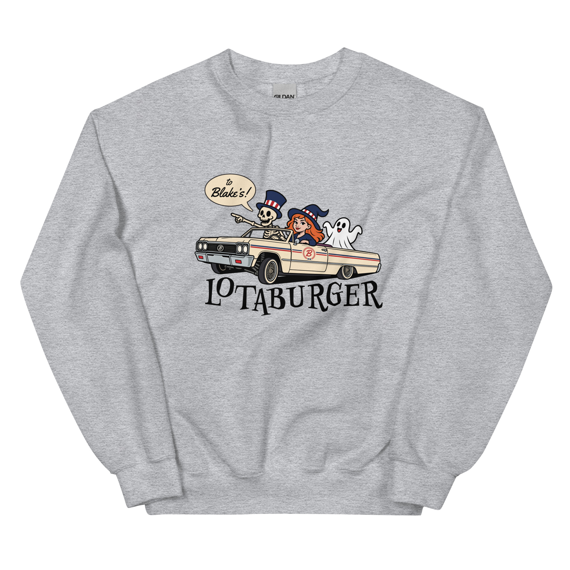 Lightweight Halloween Lowrider Crewneck Sweatshirt - Image 7