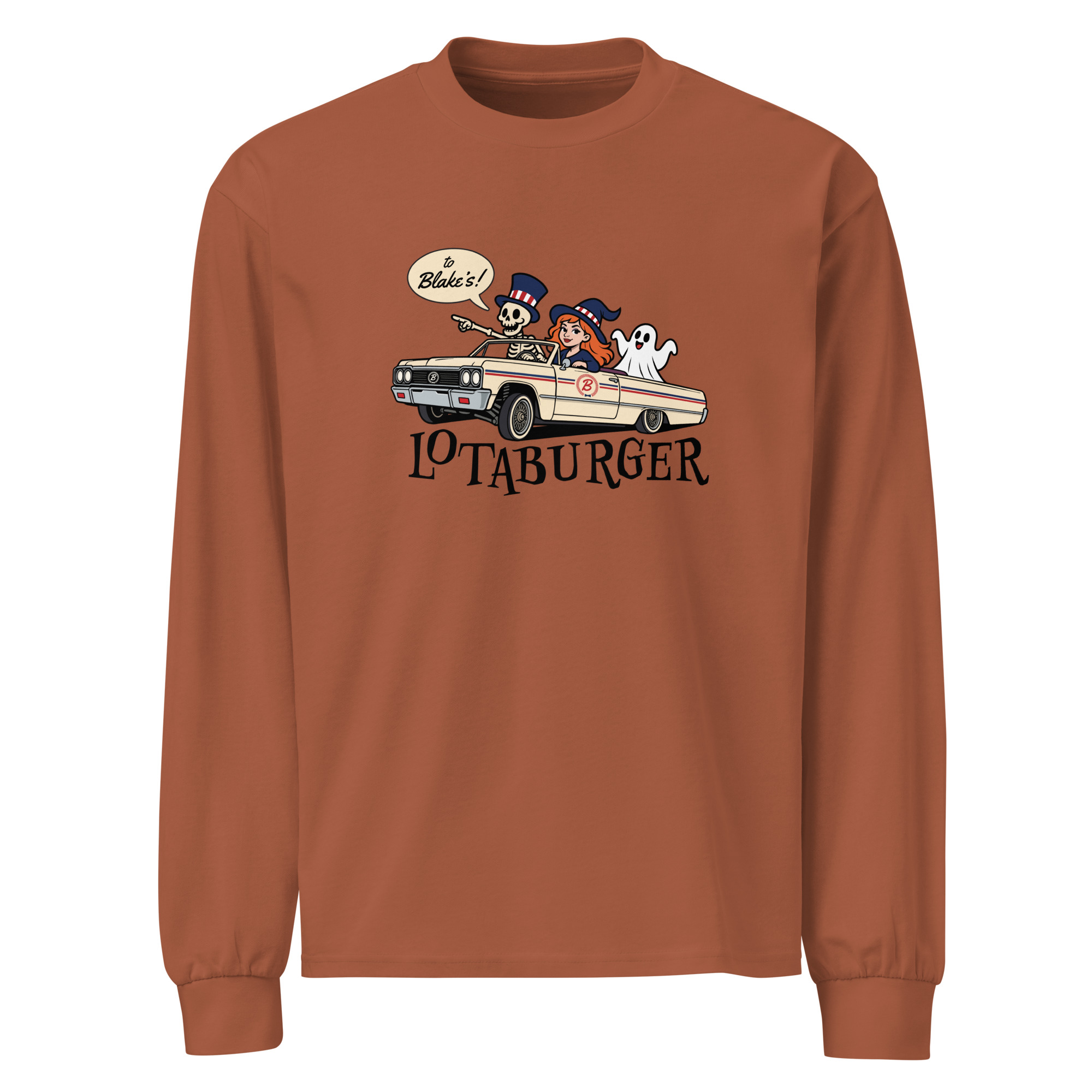 Halloween Lowrider Heavyweight Long Sleeve - Image 3