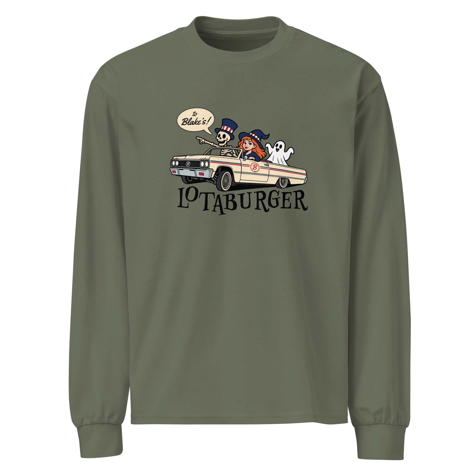 Halloween Lowrider Heavyweight Long Sleeve - Image 2