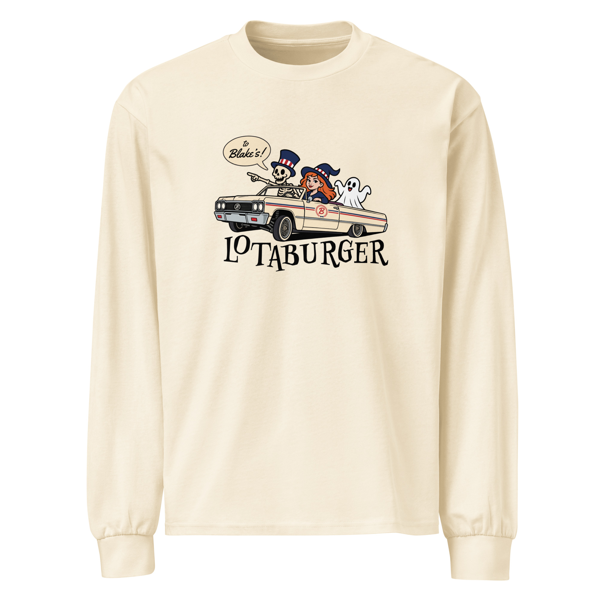 Halloween Lowrider Heavyweight Long Sleeve - Image 4